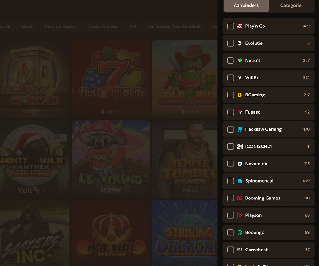 DragoBet Casino Spelaanbieders